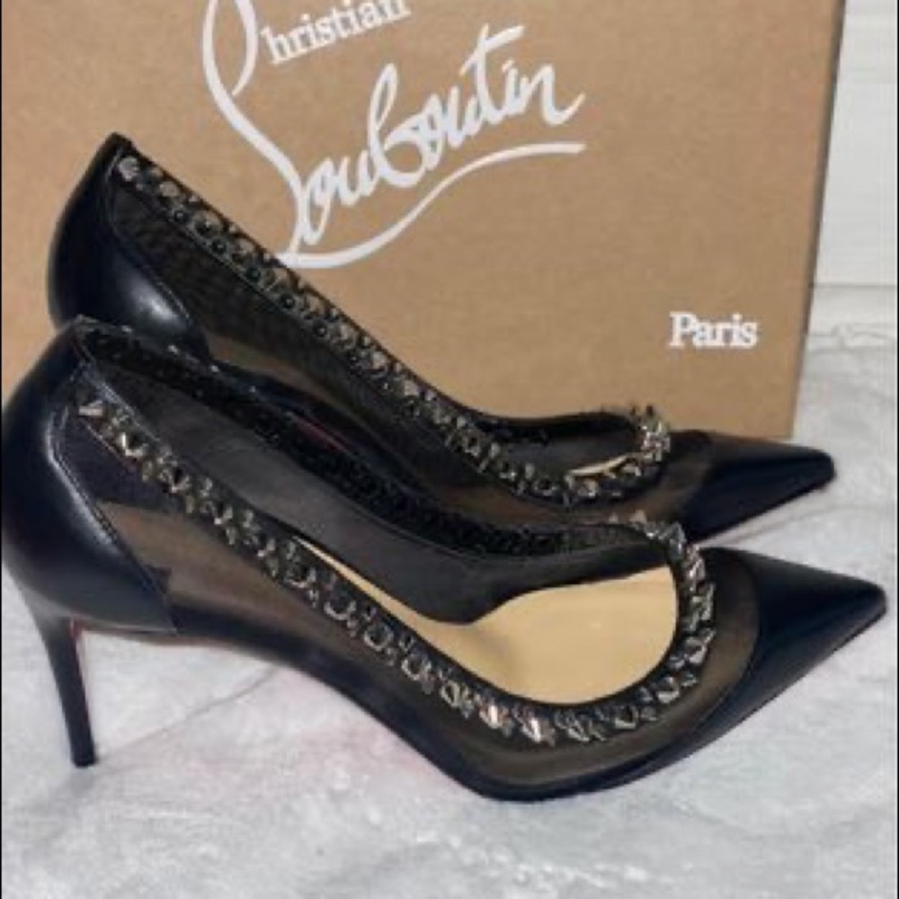 Christian louboutin spike pumps